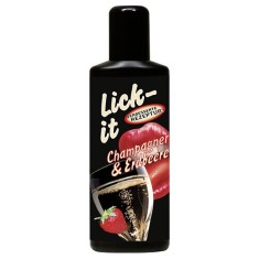 Lubrificante Lick-It Fragola e Champagne 100 ML