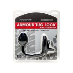 Stimolatore Prostata Plug Anale Armour Tug Lock Black