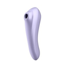 Vibratore Vaginale Doppio in Silicone Stimolatore Succhia Clitoride app