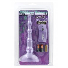 Plug Anale Wireles Remote Beaded Prober Purple