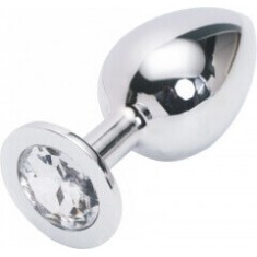 Plug anal argento Large 12 cm